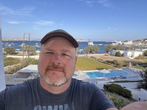 Me in Greece, Island of Milos, Village of Pollonia